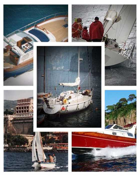 Collage di barche che hanno fatto parte della mia vita Collage di barche che hanno fatto parte della mia vita